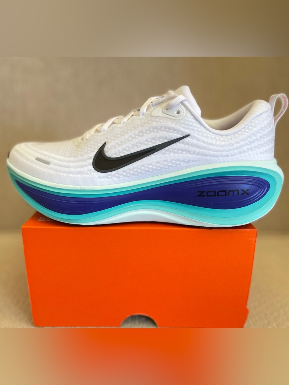 Size 8.5m / 10 women - Nike Vomero Plus White/Blue-Bright Concord Unisex NEW
